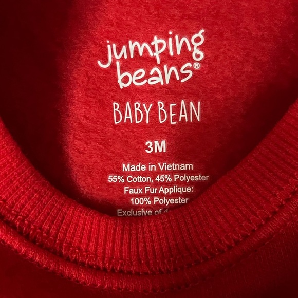 Jumping Beans Red Crewneck Penguin Sweatshirt New - Picture 3 of 4